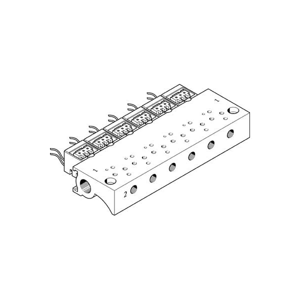 Manifold Block MHA1-P2-2-M3-PI